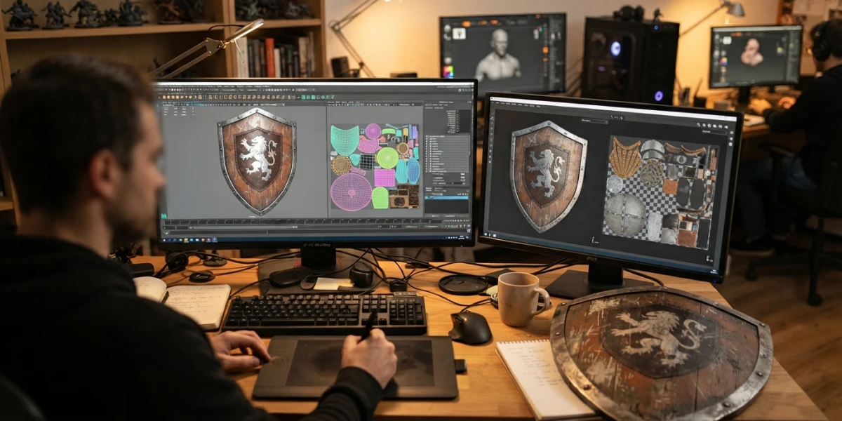 Abe Leal 3D: a step-by-step game art path