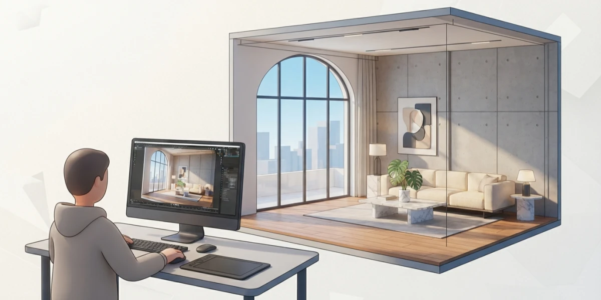 Archviz in Blender: Realistic Interiors for Architecture