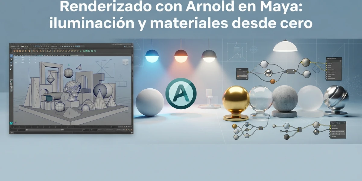 Arnold Rendering in Maya: Lighting and Materials from Scratch