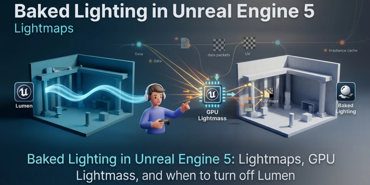 Baked Lighting in UE5: Lightmaps and GPU Lightmass