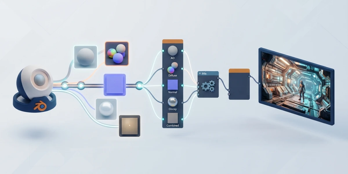 Blender Compositing: From Render Passes (AOVs) to the Final Image