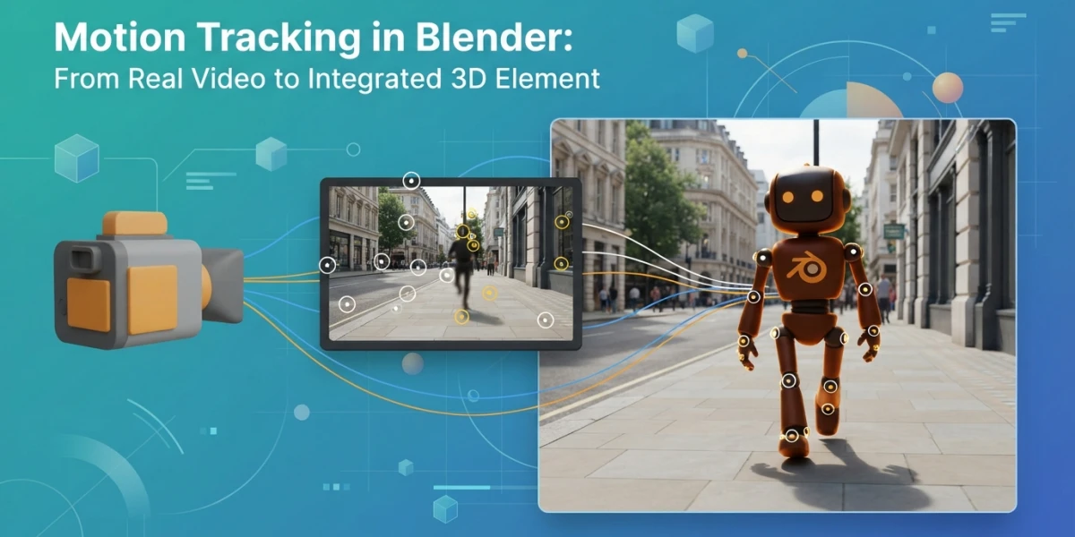Blender Motion Tracking: From Live Footage to a Seamless 3D Composite