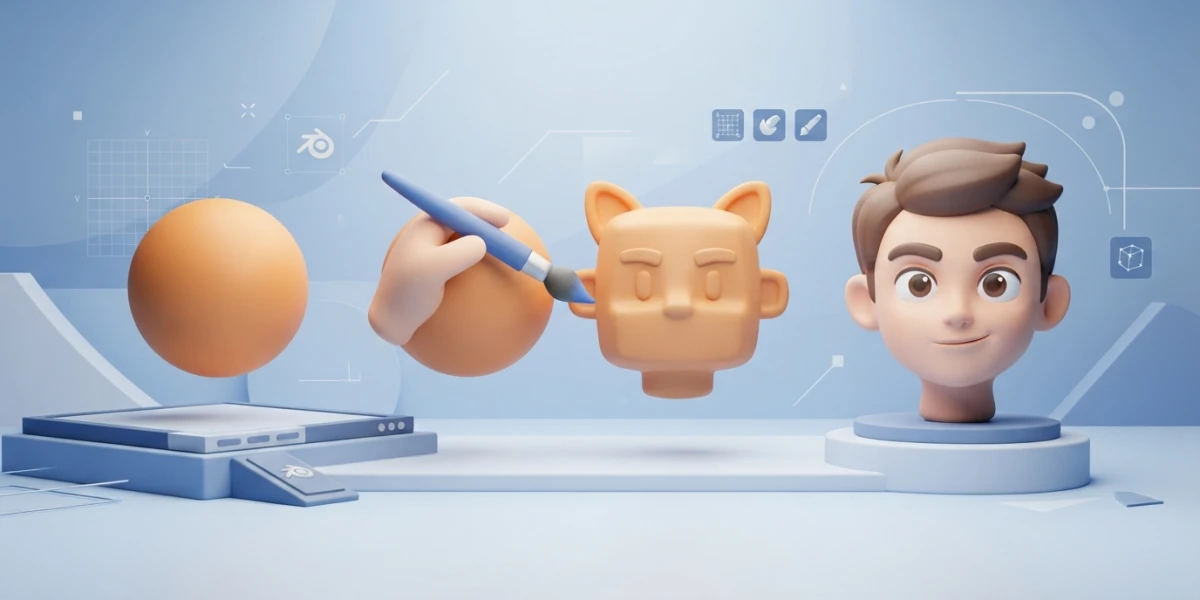 Blender Sculpting for Beginners: From a Sphere to a Cartoon Character