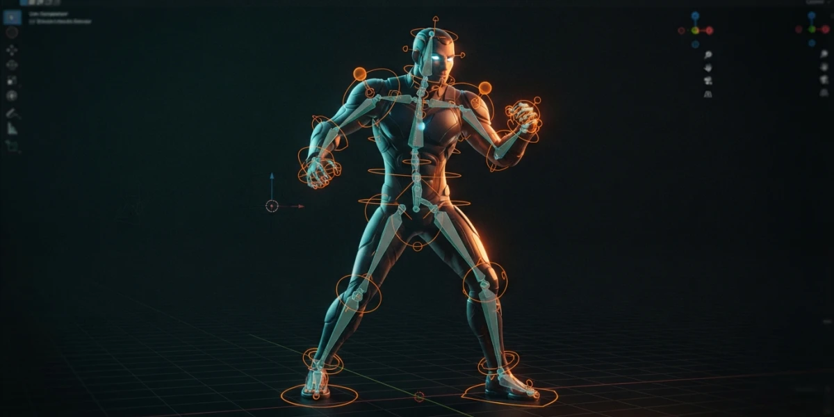 Character Rigging in Blender: Armatures, Weight Painting and Rigify