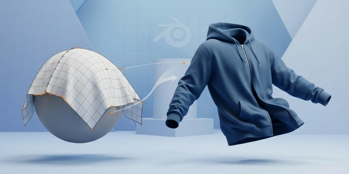 Cloth Simulation in Blender: From Theory to Fabric That Moves Right