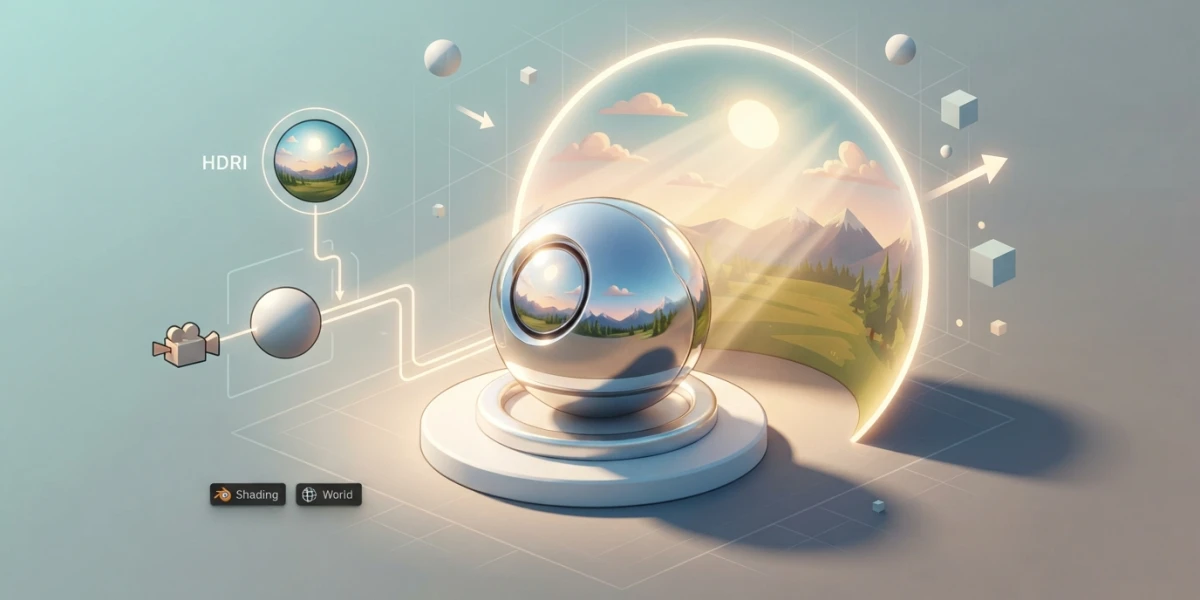 HDRI Lighting in Blender: Image-Based Lighting for Realistic Scenes
