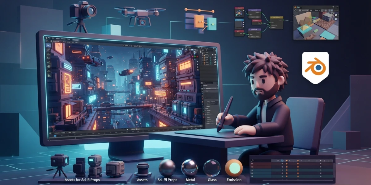Sci-Fi Filmmaking in Blender: The Ian Hubert Method