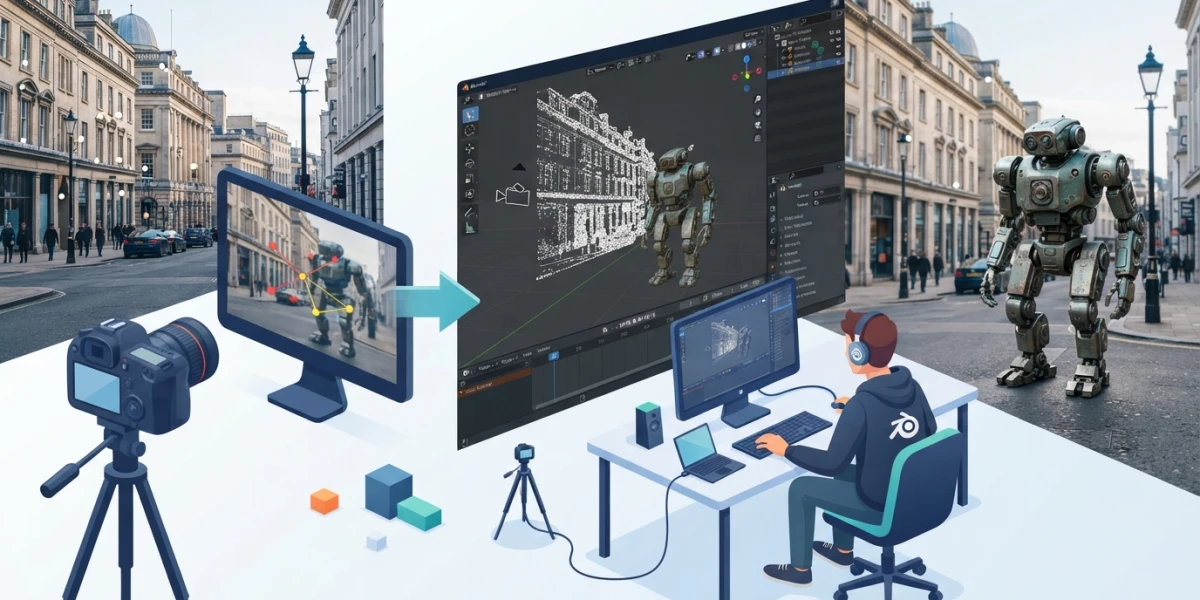 Blender Motion Tracking: Matchmoving Guide for VFX