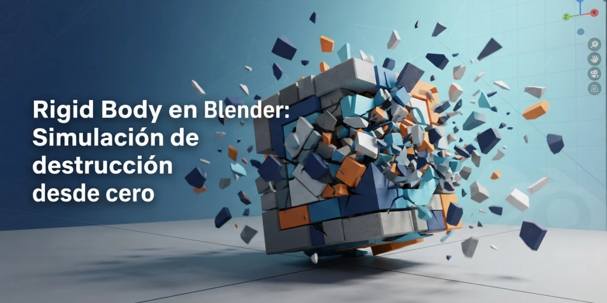 Rigid Body in Blender: Destruction Simulation from Scratch