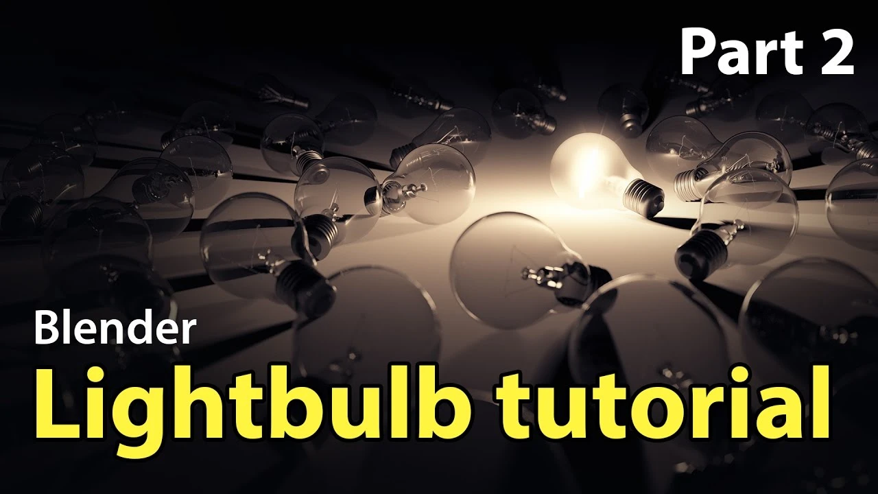 Beginner Blender Modelling Tutorial - Lightbulb Part 2 of 2