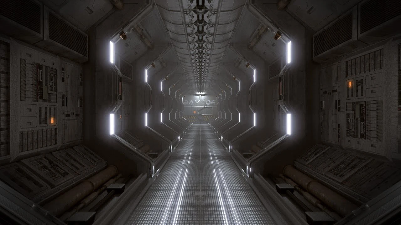 Blender Tutorial: Create a Spaceship Corridor in Blender - Part 2 of 2