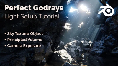 Perfect Godray Light Setup in Blender - Blender Short Tutorial