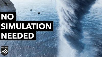 EASY Way to Make a Tornado in Blender 3.0