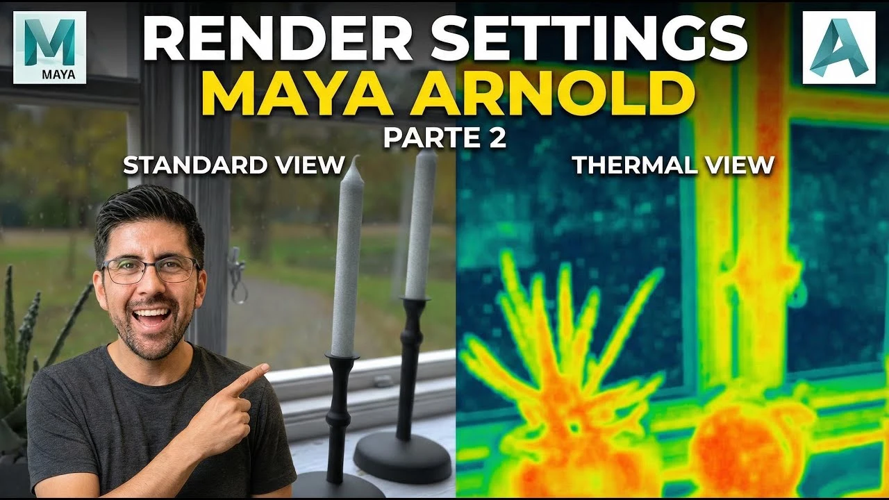Descubre los secretos del RenderSettings en MAYA Arnold Renderer | Parte 2 IMPERDIBLE