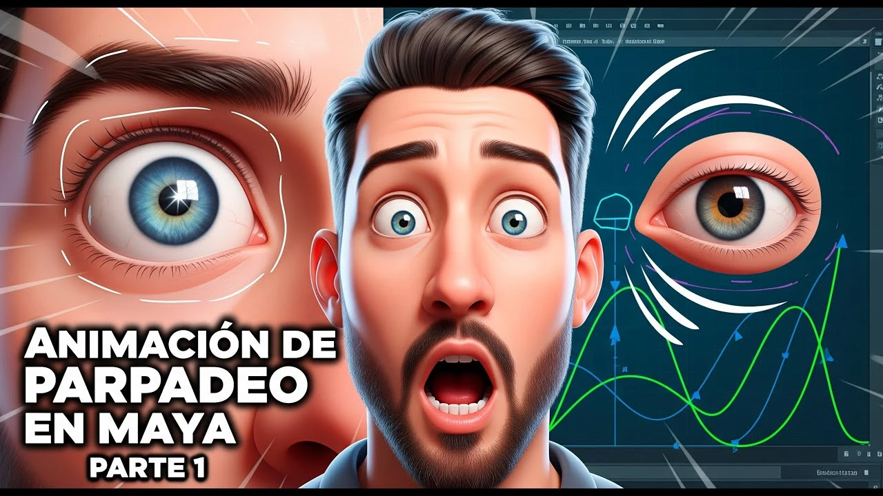 Animación de Parpadeo en Maya Parte 1 ⭐