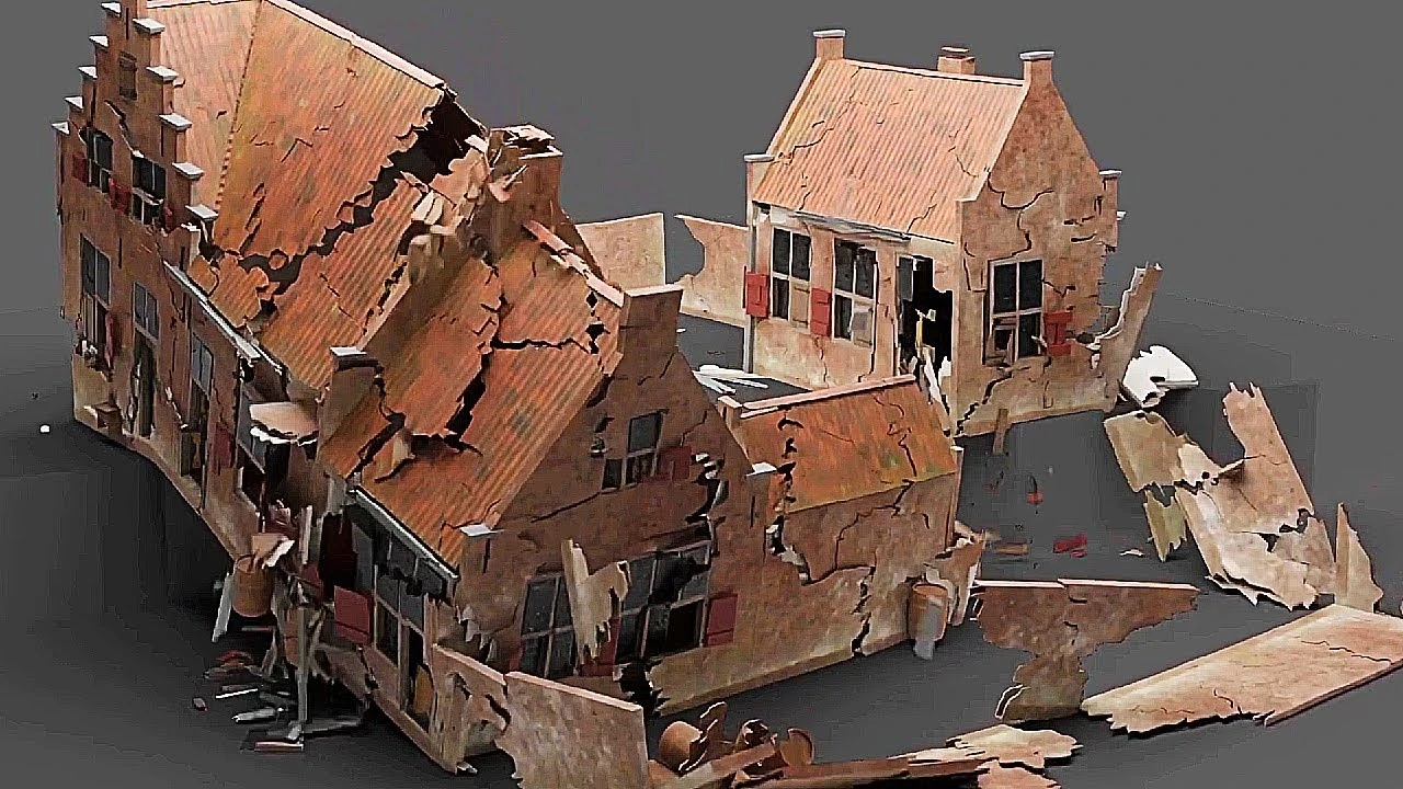 advanced destruction effects in blender