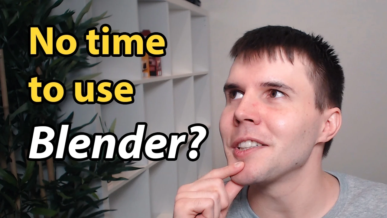Too busy to learn Blender?