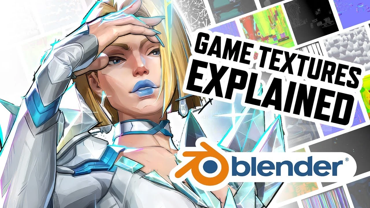 Video Game Textures Explained! (Blender 4.0+ Tutorial) - CGI Academy Hub