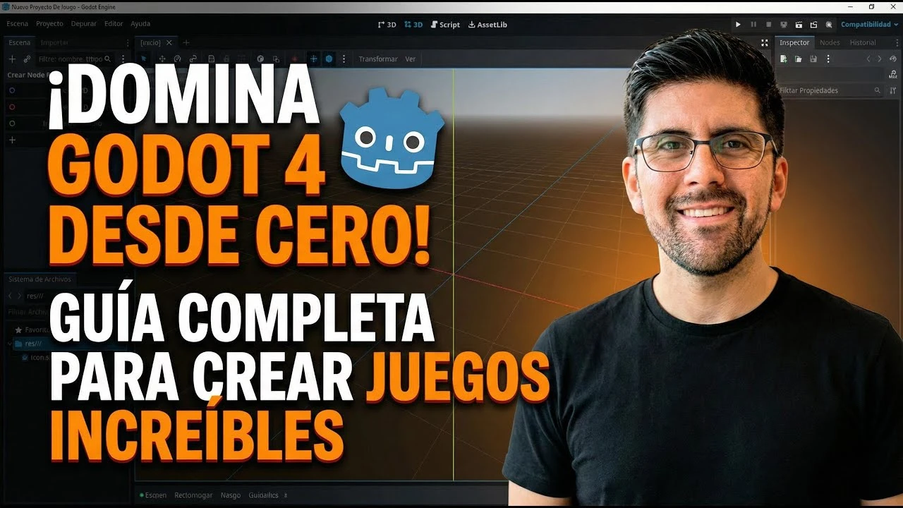 ¡Domina Godot 4 desde Cero! Guía Completa para Crear Juegos Increíbles 🎮✨