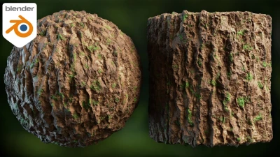Procedural Tree Bark (Blender Tutorial)