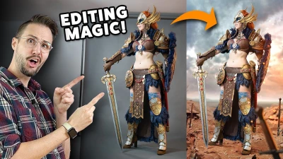 Create CGI backgrounds for your Photos!