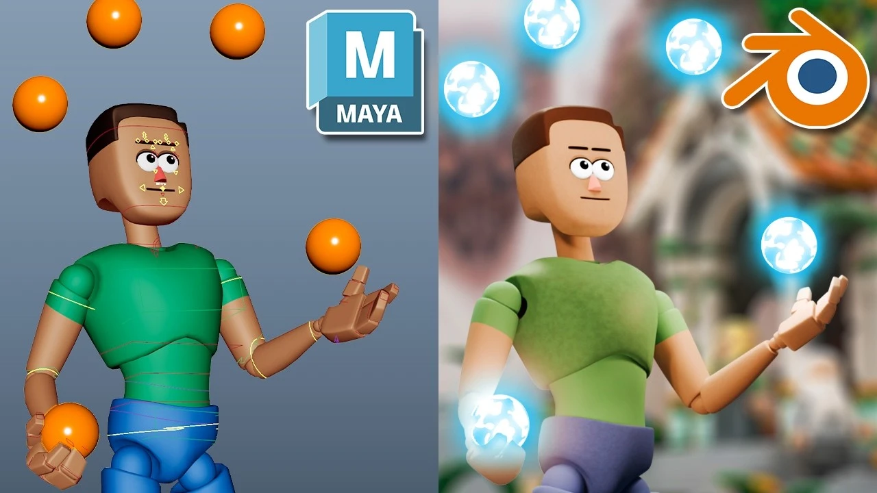 How to Render Maya Animations in Blender (USD vs Alembic) - CGI Academy Hub