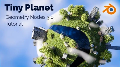 Tiny Planet Tutorial - Blender Geometry Nodes 3.0
