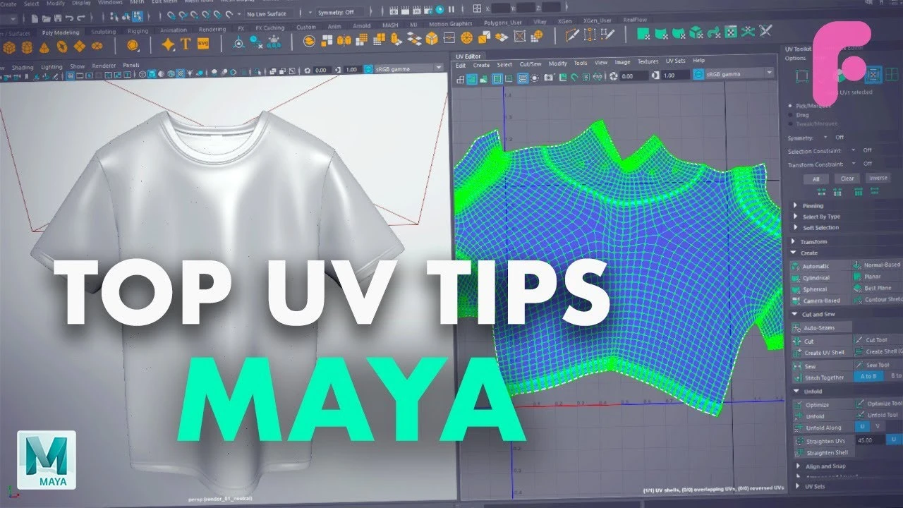 Top Tips for Improving Your UVs in Maya