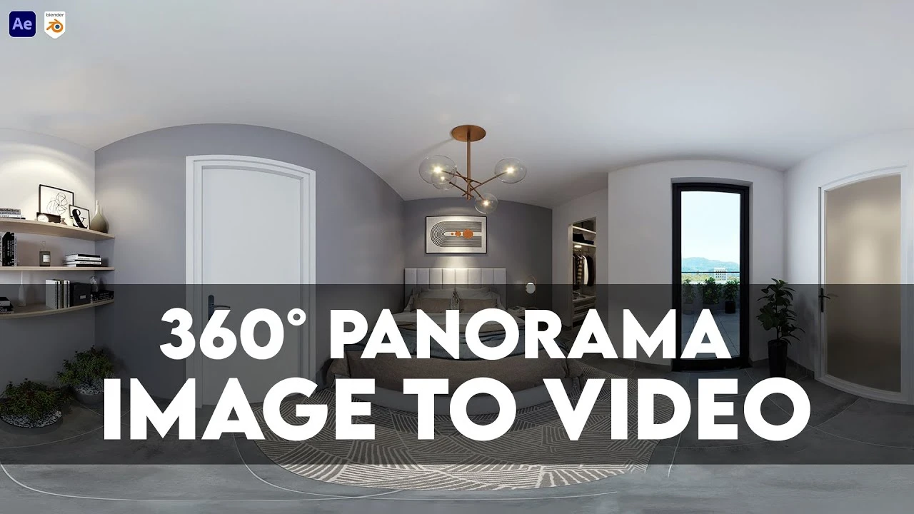 How to Render 360 Panorama in Blender (+Image to Video in After Effect ...