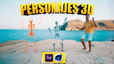 🕴🏻INTEGRAR PERSONAJES 3D en un PLANO REAL! 🕴🏻