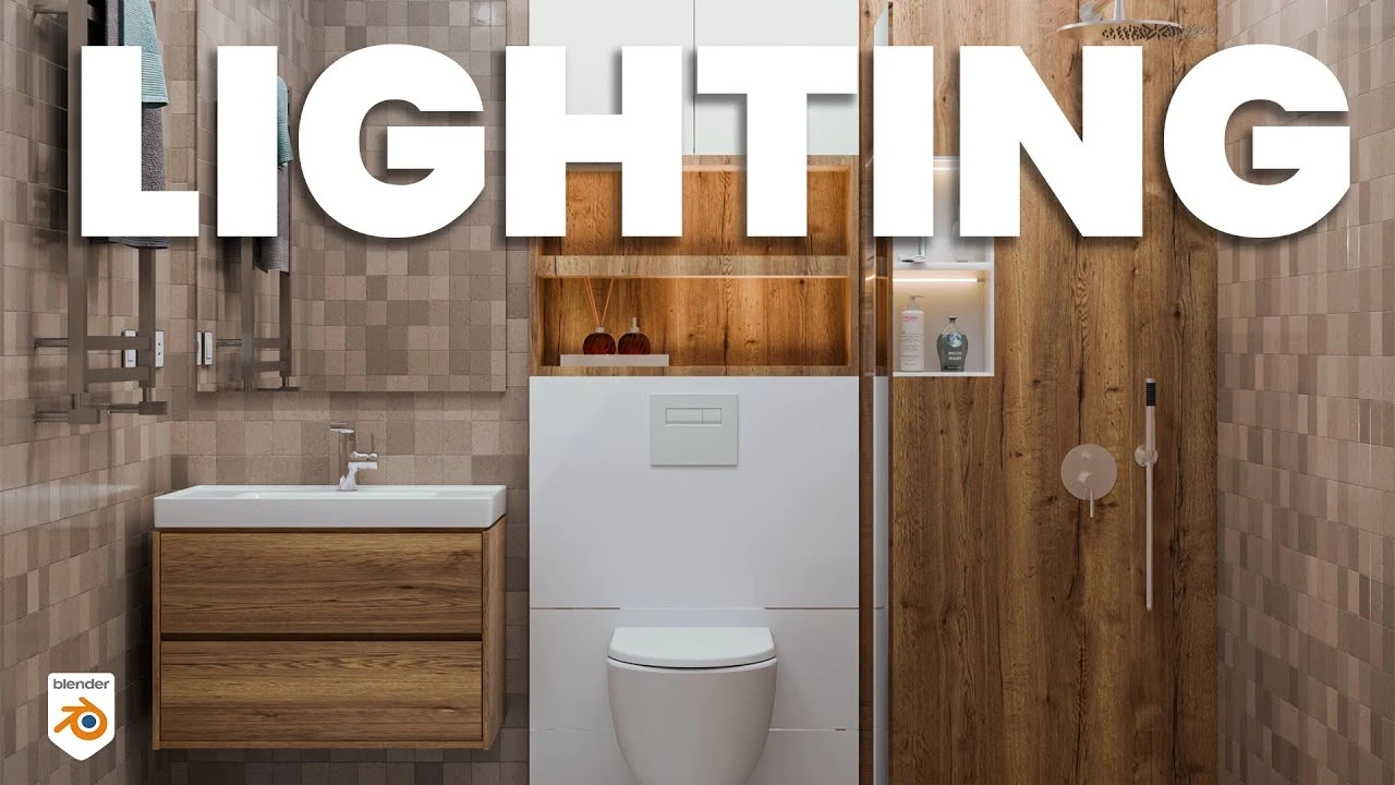 Interior Lighting Without Windows - Blender Tutorial