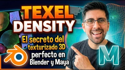Texel Density El secreto del texturizado 3D perfecto en Blender y Maya ⭐ ⭐ ⭐ ⭐ ⭐