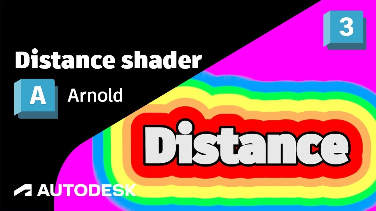 Arnold Tutorial - How to use the Distance shader in MAXtoA