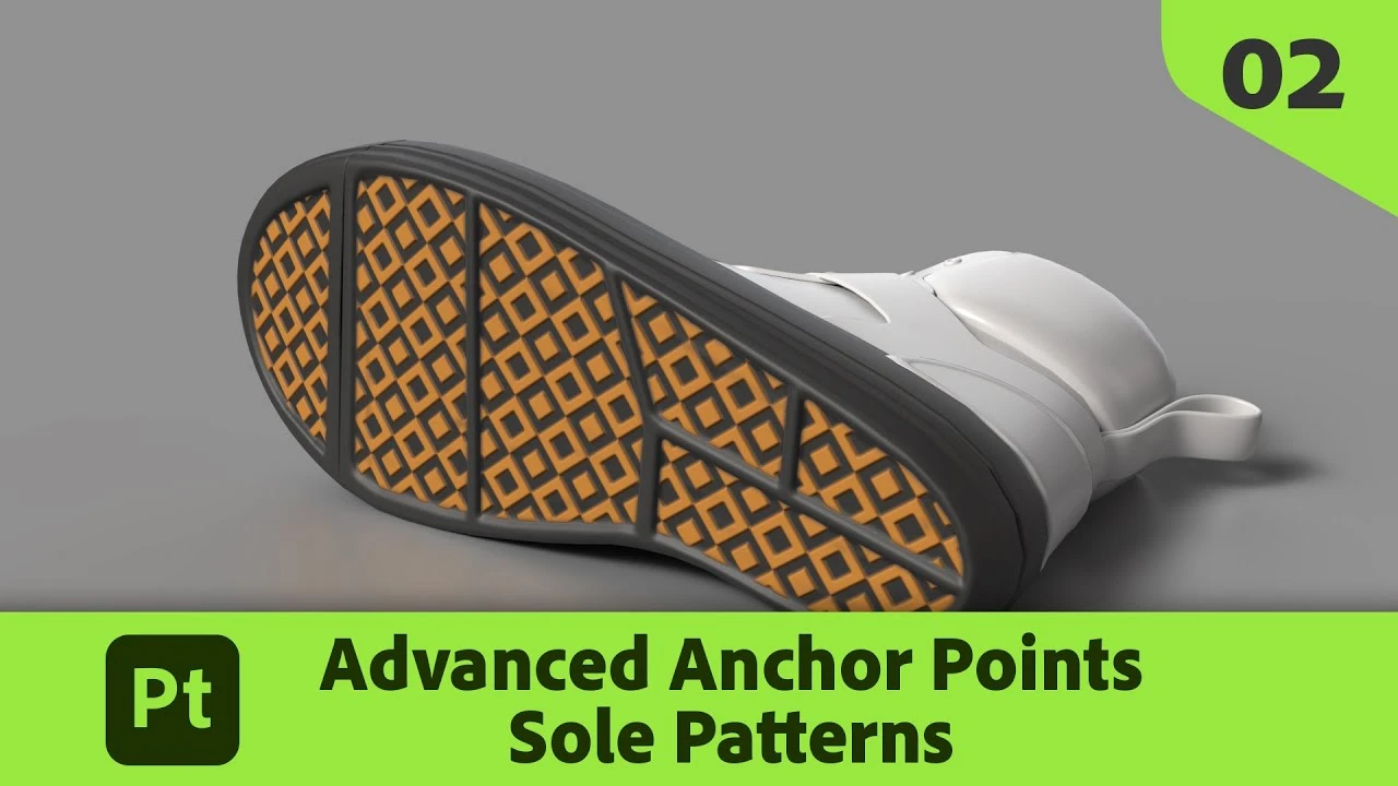 Creating Sole Patterns for Footwear with Anchor Points in Substance 3D ...