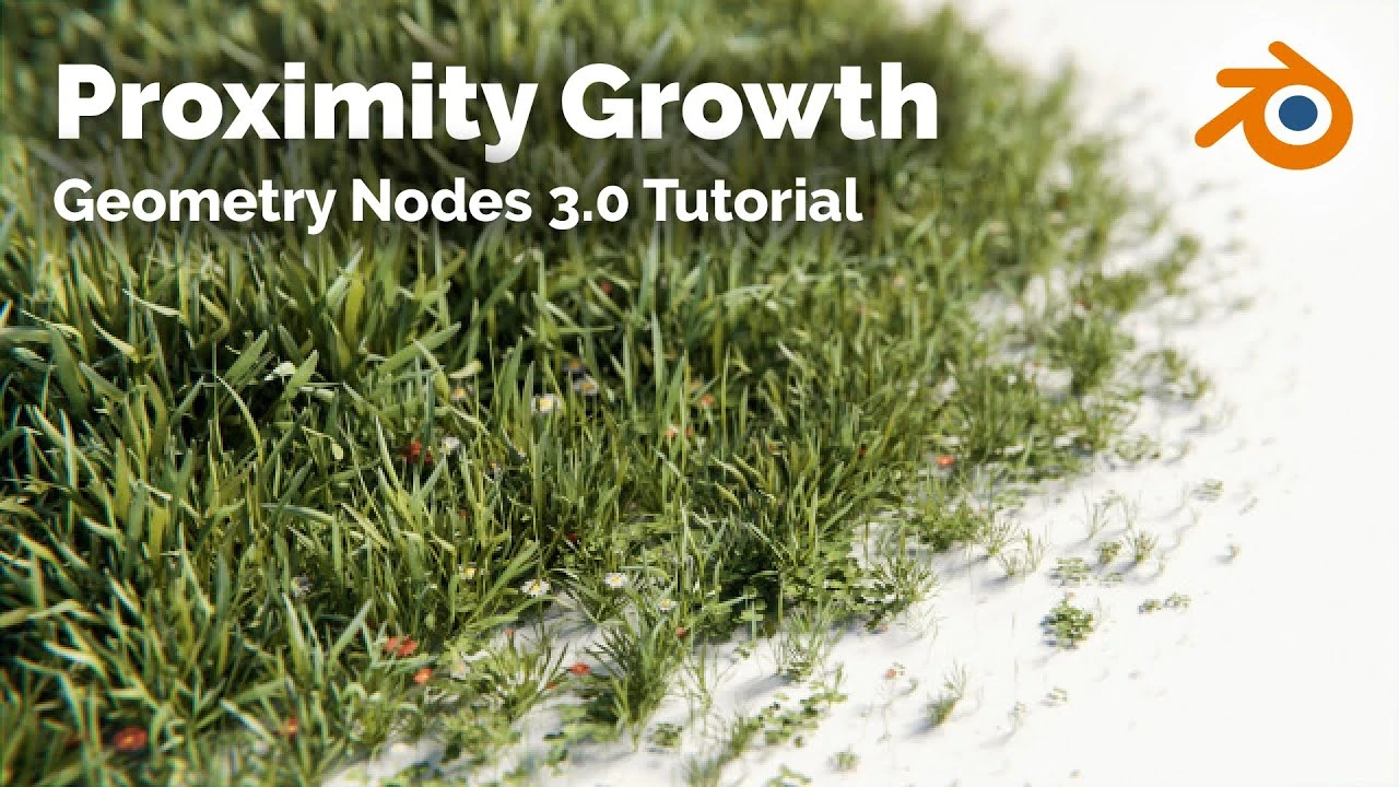 Proximity Growth - Blender Geometry Nodes 3.0 Tutorial - CGI Academy Hub