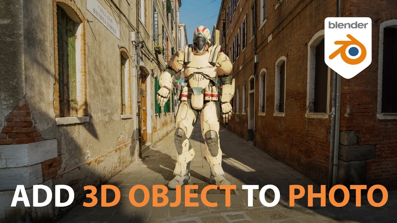 Add 3d Objects to Photos with Blender! - CGI Academy Hub