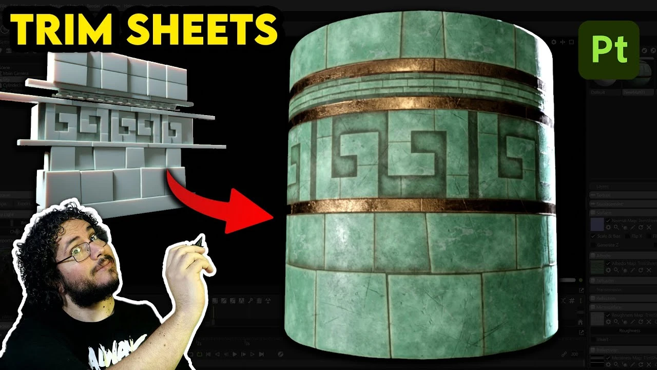 Trim Sheets for Games - Modelling and Organization