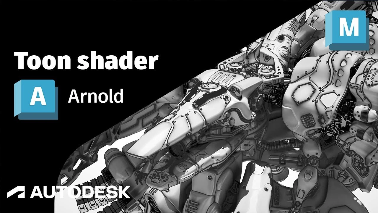 Arnold Tutorial: Toon shading an assault mech model in MtoA