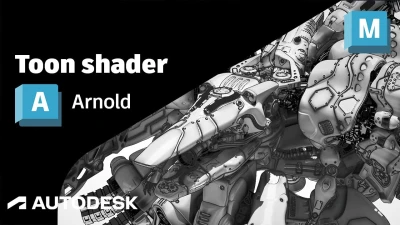 Arnold Tutorial: Toon shading an assault mech model in MtoA