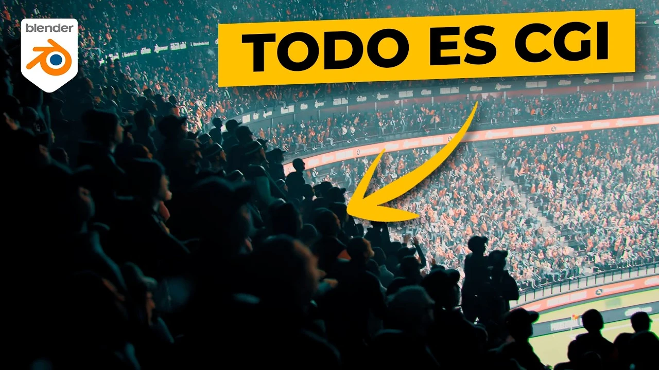 ¿Cómo se hacen las multitudes en el CINE? (Blender)