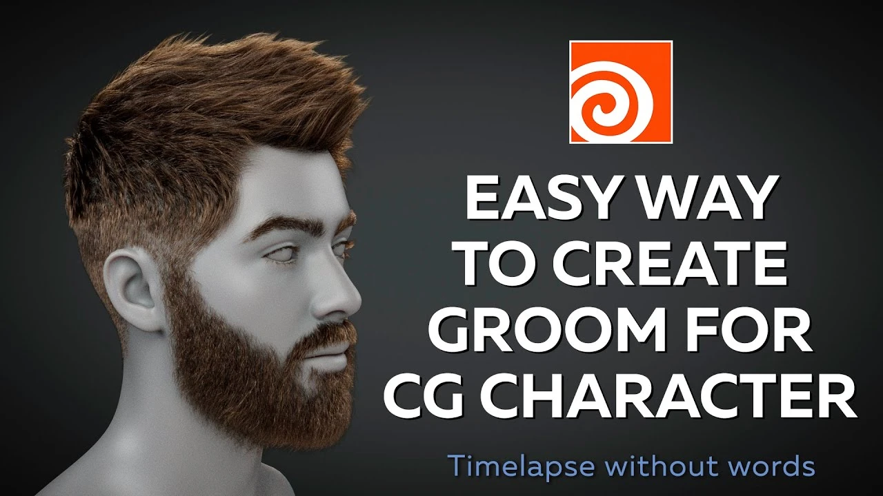Manera fácil de crear novio para su personaje / Timelapse / 3D / Houdini