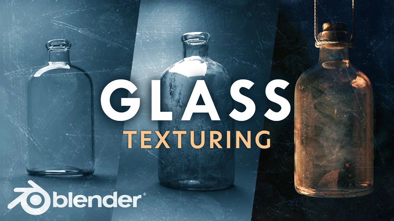 Create GLASS TEXTURES with IMPERFECTIONS! Complete Guide! | Blender 3D Tutorial