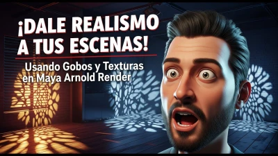 ¡DALE REALISMO A TUS ESCENAS! Usando Gobos y Texturas en Maya Arnold Render ⭐ ⭐ ⭐ ⭐ ⭐