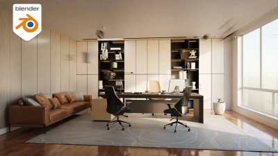 How to make interior animate in blender