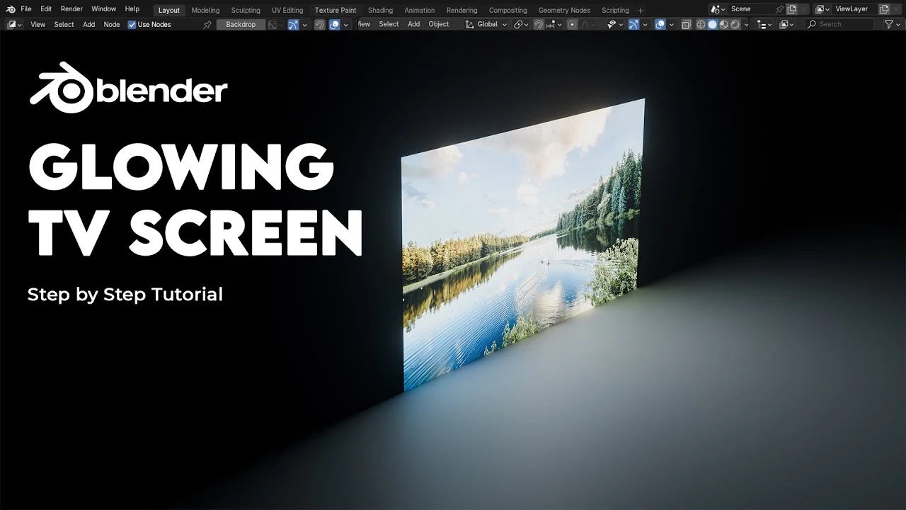 How to play image/video with emits light - Blender