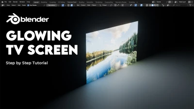 How to play image/video with emits light - Blender