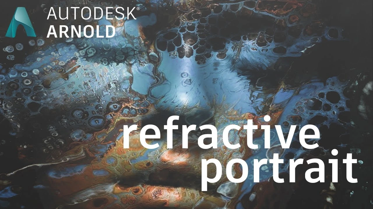 Arnold tutorial - Rendering a refractive portrait effect in MtoA
