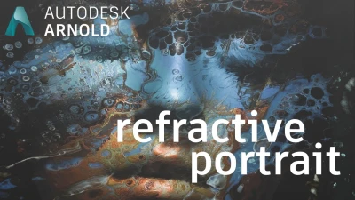 Arnold tutorial - Rendering a refractive portrait effect in MtoA