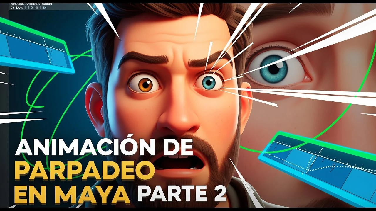 Animación de Parpadeo en Maya Parte 2 ⭐