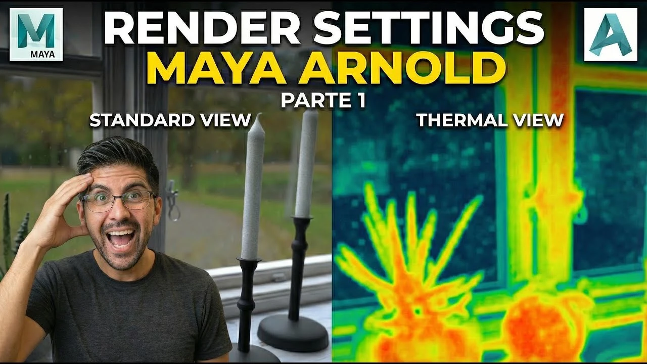 ¡Descubre los secretos de Render Settings en MAYA! Guía completa Parte 1 🚀